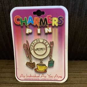Charmers WORLDS BEST WAITRESS PIN BROOCH As Individual As You Are